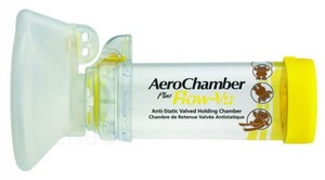 Aerochamber Flow-Vu Çocuk Tipi Maskeli Inhalatör Sarı 1-5 Yaş